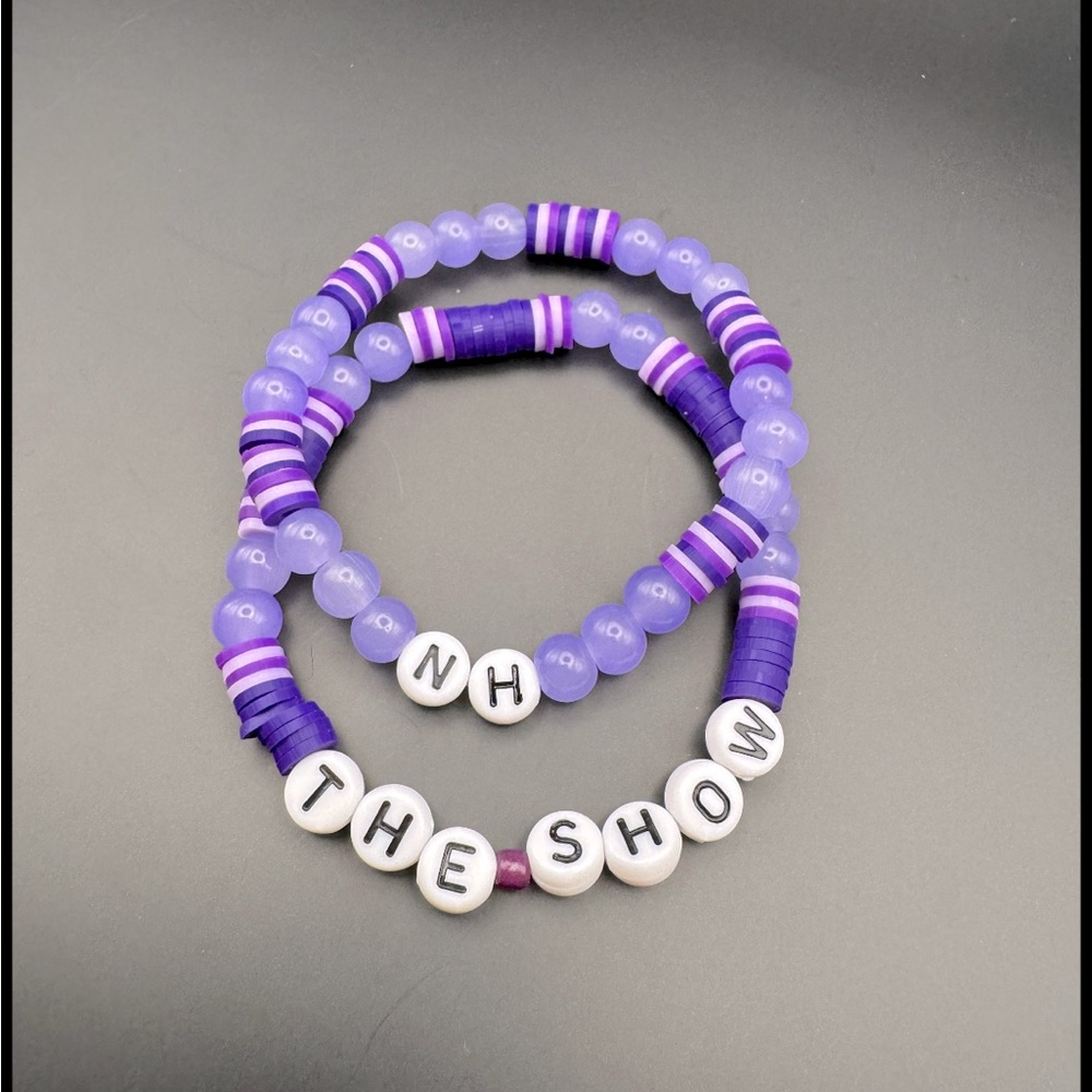 Niall Horan Purple NH Bracelet Set of 2